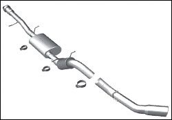 2009-2010 GMC Sierra Denali MagnaFlow Cat Back Exhaust System - 15573