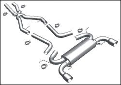 2007-2010 BMW 335i MagnaFlow Cat Back Exhaust System - 15586