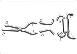 2007-2010 BMW 335i Base MagnaFlow Cat Back Exhaust System - 15587