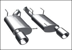 2011 Ford Mustang MagnaFlow Axle Back Exhaust System - 15595