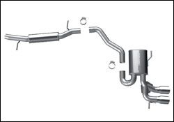 2006-2009 Audi A3 Quattro MagnaFlow Cat Back Exhaust System - 15598