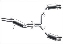 2010-2012 Audi S4 MagnaFlow Cat Back Exhaust System - 15599