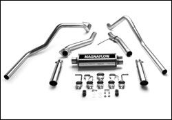1999-2002 Chevrolet Silverado 1500 MagnaFlow Cat Back Exhaust System - 15754