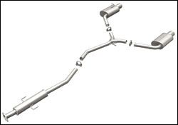 2003-2006 Mazda 6 i MagnaFlow Cat Back Exhaust System - 15803