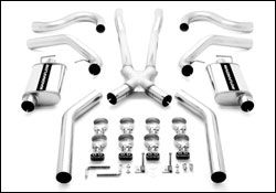 1964-1967 Buick Skylark MagnaFlow Crossmember Back Exhaust System - 15897