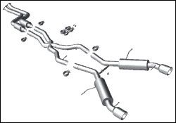 2011 BMW 335i MagnaFlow Cat Back Exhaust System - 16388