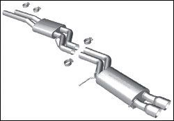 2008-2010 BMW 535i MagnaFlow Cat Back Exhaust System - 16553