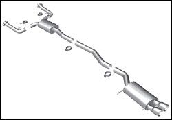 2006-2010 BMW 550i MagnaFlow Cat Back Exhaust System - 16559