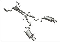 2004-2005 BMW 645Ci MagnaFlow Cat Back Exhaust System - 16560