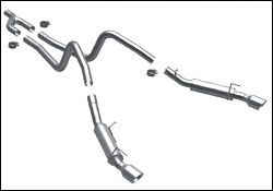 2010 Ford Mustang MagnaFlow Cat Back Exhaust System - 16575