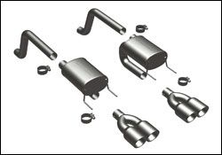 2009 Chevrolet Corvette Base MagnaFlow Cat Back Exhaust System - 16593