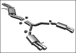 2009-2011 Audi S5 Base MagnaFlow Cat Back Exhaust System - 16598