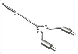 2002-2006 Nissan Altima MagnaFlow Cat Back Exhaust System - 16682