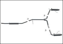 2003-2007 Honda Accord LX MagnaFlow Cat Back Exhaust System - 16686