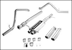 2007-2008 Chevrolet Silverado 1500 LT MagnaFlow Cat Back Exhaust System - 16741