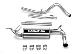 2007-2011 Jeep Wrangler Unlimited Islander MagnaFlow Cat Back Exhaust System - 1