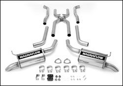 1974 Chevrolet Corvette MagnaFlow Cat Back Exhaust System - 16836