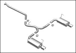 2008 Subaru Impreza WRX MagnaFlow Cat Back Exhaust System - 16856