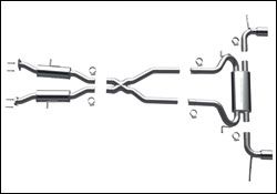 2011 Jeep Grand Cherokee MagnaFlow Cat Back Exhaust System - 16929