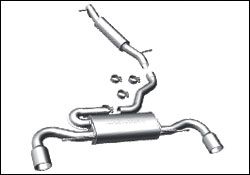 2008-2009 Audi TT Quattro MagnaFlow Cat Back Exhaust System - 16994