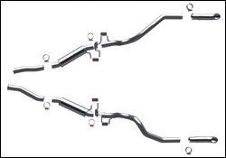 1987-1993 Ford Mustang GT MagnaFlow Cat Back Exhaust System - 16995