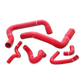 1986-1993 Ford Mustang GT/Cobra Mishimoto Red Silicone Hose Kit - MMHOSE-MUS-86R