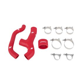 2006-2007 Subaru WRX Mishimoto Red Silicone Intercooler Hoses - MMHOSE-SUB-INT6R