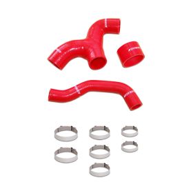 2001-2005 Subaru WRX Mishimoto Red Silicone Intercooler Hoses - MMHOSE-SUB-INTRD
