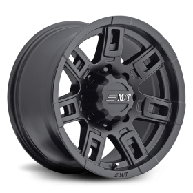 Sidebiter II 22X10 with 8X170 Bolt Pattern 5.000 Back Space Satin Black Mickey Thompson - 90000030413