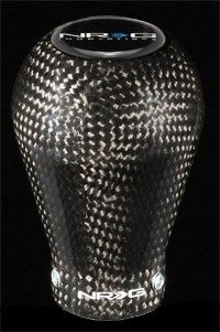 Heavy Weight Style 50mm 230g Shift Knob by NRG - Brush Aluminum