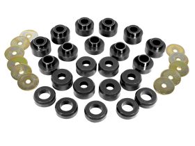 1997 Jeep TJ Sahara Body Mount Kit Black Prothane - 1-107-BL