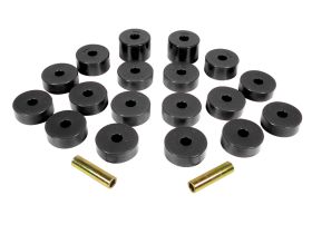1975 Jeep CJ5 Body Mount Kit Black Prothane - 1-109-BL