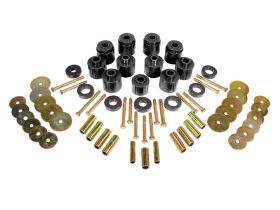 1976-1979 Jeep CJ5 Body Lift Kit Black Prothane - 1-110-BL