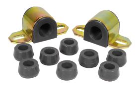 1987-1995 Jeep Wrangler Front Sway Bar Bushing Kit Black Prothane - 1-1107-BL