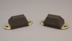 1977-1978 Jeep CJ7 Front Axle Snubber Black Prothane - 1-1301-BL