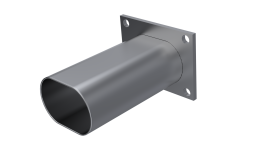 Low Profile Oval Connection Tube Kit Quick Time Performance - 10338