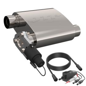 2.50 Inch Reverse Screamer Muffler Short Case with QTEC25 Quick Time Performance - 13253C