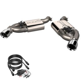 2016-2019 Chevrolet Camaro SS 6.2L Screamer Exhaust Axle Back 3 Inch Dual Tip Bumper Quick Time Performance - 400116