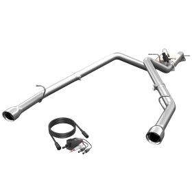 2019 + Ram 1500 CC/SB 5.7L Screamer Cat Back Split Rear Exit Quick Time Performance - 420019