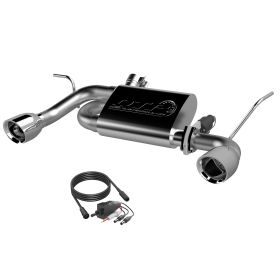 2007-2018 Jeep Wrangler JK 3.6L/3.8L Screamer Exhaust Axle Back Quick Time Performance - 425007