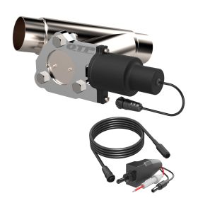 2.25 Inch QTEC Electric Cutout Combo Kit Quick Time Performance - QTEC225CP
