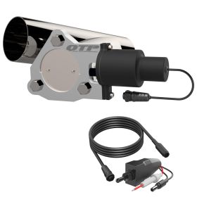 3.00 Inch QTEC Electric Cutout Combo Kit Quick Time Performance - QTEC30CP