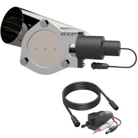 4.00 Inch QTEC Electric Cutout Combo Kit Quick Time Performance - QTEC40CP