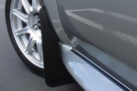 2002-2007 Subaru Impreza RS/2.5i Rallyarmor Polyblend Mud Flaps Black/Black - RAL-MF1-BLK