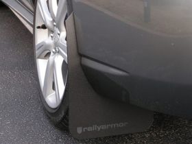 2002-2007 Subaru Impreza RS/2.5i Rallyarmor Polyblend Mud Flaps Black/Grey - RAL-MF1-GRY