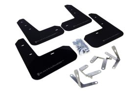 2013-2017 Subaru BRZ Premium/Limited Rallyarmor Urethane Mud Flaps Black/Grey - RAL-MF23-UR-BLK/GRY