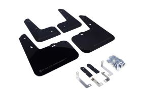 2012-2017 Hyundai Veloster Base/Turbo Rallyarmor Urethane Mud Flaps Black/Dark Grey - RAL-MF24-UR-BLK/DGRY