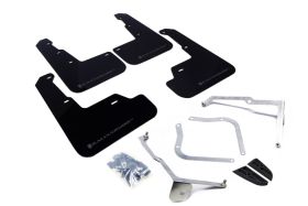 2015-2017 Subaru STI/WRX Sedan Rallyarmor Urethane Mud Flaps Black/Grey - RAL-MF32-UR-BLK/GRY