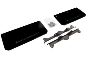 2015-2016 Polaris Slingshot SL/SL LE Rallyarmor Urethane Mud Flaps Black/Grey - RAL-MF38-UR-BLK/GRY