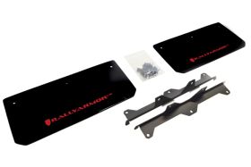 2015-2016 Polaris Slingshot SL/SL LE Rallyarmor Urethane Mud Flaps Black/Red - RAL-MF38-UR-BLK/RD